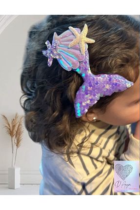 گیره سر بنفش بچه گانه Darya - کد 905167377