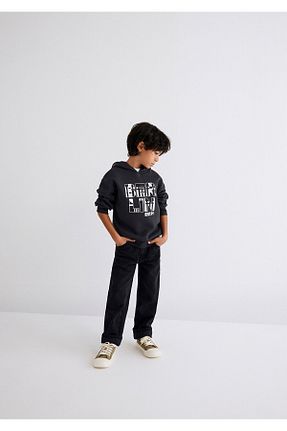 سوئیشرت طوسی بچه گانه چاپی Mavi - کد 888369997