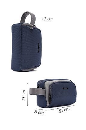 کیف دستی سرمه ای مردانه سایز متوسط Derimod - کد 877313093