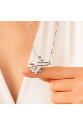 گردنبند نقره زنانه 925 عیار Indigo Takı - کد 34975727