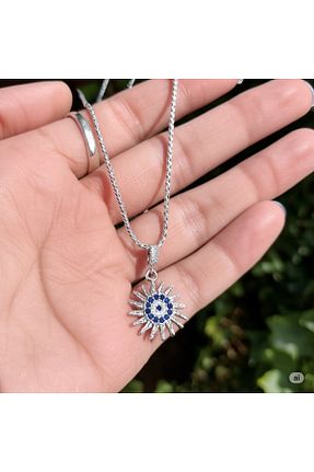 گردنبند استیل ( فولاد ) طوسی زنانه استیل ضد زنگ HARİNA - کد 941818807