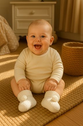 پاپوش نباتی بچه گانه پشم DAPWEAR