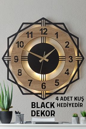 ساعت دیواری صورتی 40 * 40 Blackdekor - کد 892416678