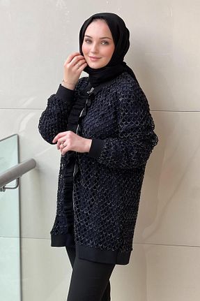 کلاه و ابایا رنگی زنانه بافتنی Ghisa - کد 938440821