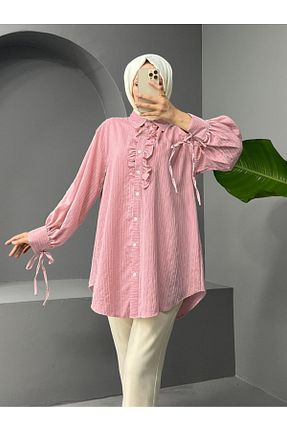 تونیک صورتی زنانه بافتنی Modamorfo - کد 927668996
