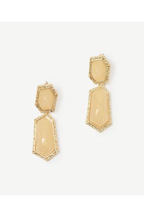 گوشواره جواهر بژ فلزی Yargıcı - کد 356370998