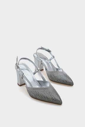 کفش پاشنه بلند کلاسیک قهوه ای زنانه پاشنه ضخیم Capone Outfitters - کد 900037048