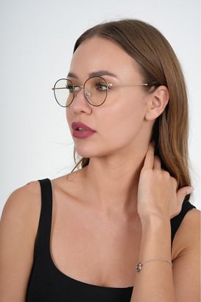 عینک محافظ نور آبی متالیک زنانه شیشه Polo Exchange - کد 666858215
