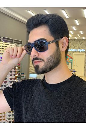 عینک آفتابی سرمه ای مردانه UV400 JULIANO - کد 34581415