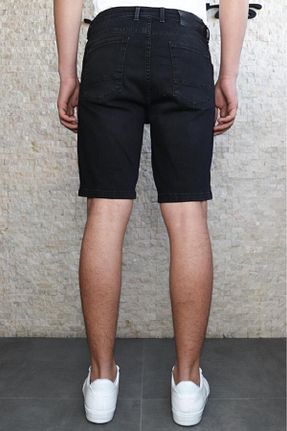 شلوارک و برمودا مشکی مردانه اسلیم HLT JEANS - کد 99881317