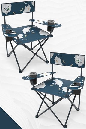 صندلی کمپ آبی فلزی Perilla - کد 931306882