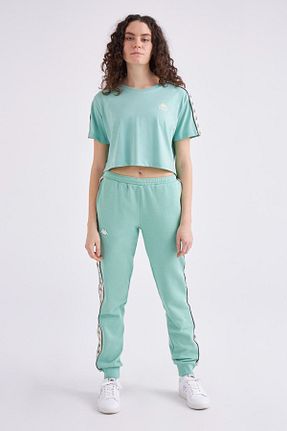 تیشرت سبز زنانه گشاد Kappa - کد 339065403