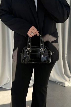 کیف دوشی مشکی زنانه چرم مصنوعی olivia gate - کد 934521127