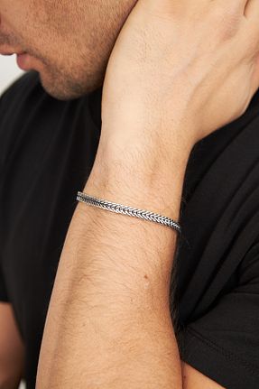 دستبند نقره مردانه 925 عیار Ventino Silver - کد 922452887