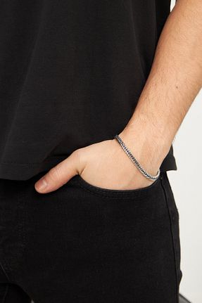 دستبند نقره مردانه 925 عیار Ventino Silver - کد 922452887
