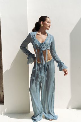 ست بالاتنه و پائین تنه رنگی زنانه پلی استر BOHEMAİ - کد 942040952