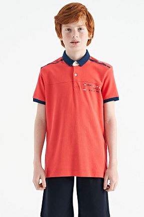 تیشرت نارنجی بچه گانه رگولار TOMMY LIFE - کد 712662253