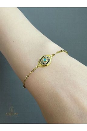 دستبند استیل (فولاد) متالیک زنانه استیل (فولاد) ZERİUM - کد 925557528