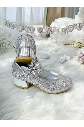 کفش پاشنه بلند کلاسیک بچه گانه پارچه ای PATİK BEBE - کد 923249571