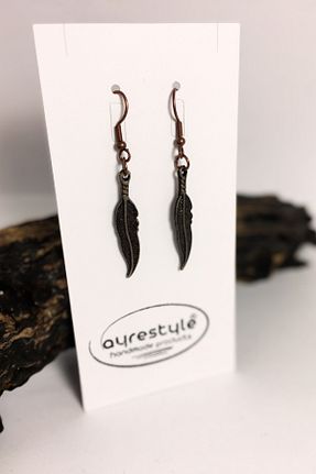 گوشواره جواهر متالیک لزران ayrestyle - کد 825779419