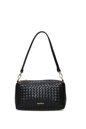 کیف دوشی مشکی زنانه چرم مصنوعی Nautica - کد 936653528