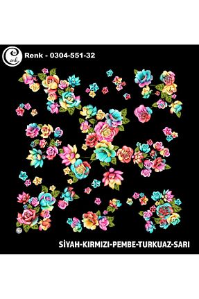 روسری رنگی پنبه ای Cenk - کد 940929555