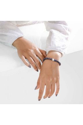 دستبند مروارید مشکی مروارید آب شیرین zaira nova - کد 941141598