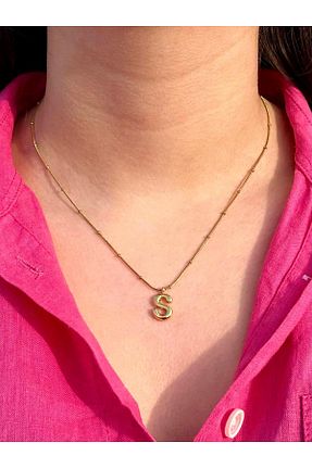 گردنبند استیل ( فولاد ) زرد استیل (فولاد) Zerys Jewelry - کد 940964341