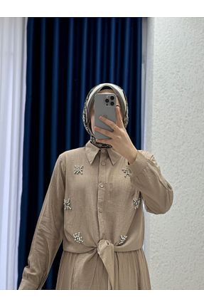 ست بالاتنه و پائین تنه حجاب رنگی زنانه اورسایز MİHRA STORE - کد 940991437