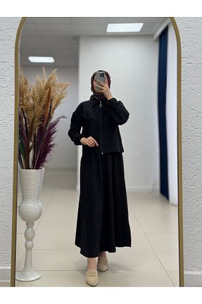 ست بالاتنه و پائین تنه حجاب رنگی زنانه اورسایز MİHRA STORE - کد 940988335
