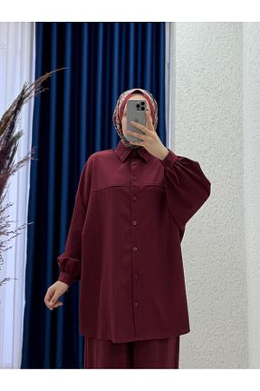 ست بالاتنه و پائین تنه حجاب رنگی زنانه رگولار MİHRA STORE - کد 941002607