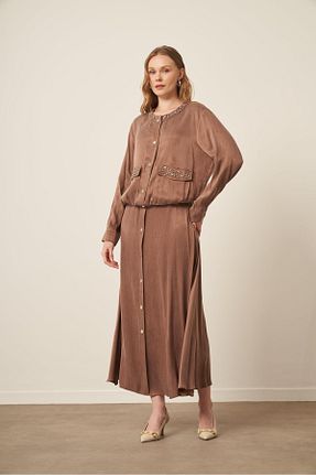 ست بالاتنه و پائین تنه رنگی زنانه بافتنی FTZ WOMEN - کد 940995854
