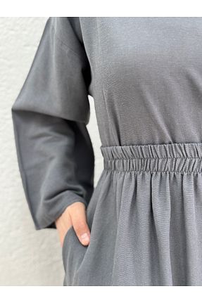 ست بالاتنه و پائین تنه حجاب رنگی زنانه اورسایز MİHRA STORE - کد 941005059