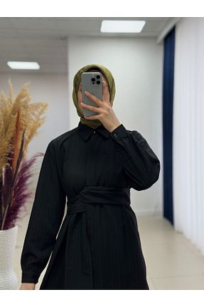 پیراهن حجاب رنگی زنانه اورسایز MİHRA STORE - کد 940998542