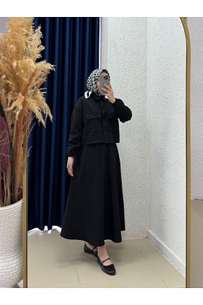 ست بالاتنه و پائین تنه حجاب رنگی زنانه اورسایز MİHRA STORE - کد 940999994