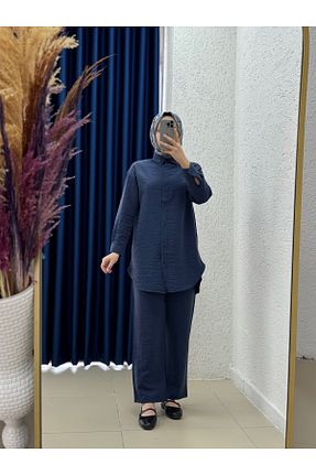 ست بالاتنه و پائین تنه حجاب رنگی زنانه رگولار MİHRA STORE - کد 941003089