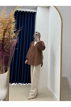 پیراهن حجاب رنگی زنانه اورسایز MİHRA STORE - کد 941005621