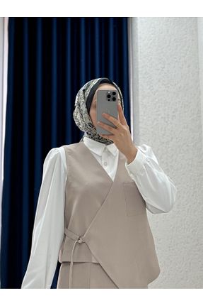 ست بالاتنه و پائین تنه حجاب رنگی زنانه اورسایز MİHRA STORE - کد 941006532