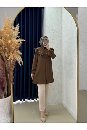 پیراهن حجاب رنگی زنانه اورسایز MİHRA STORE - کد 940999544
