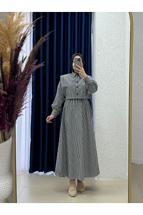 لباس حجاب رنگی زنانه اورسایز MİHRA STORE - کد 941006918
