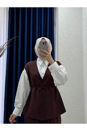 ست بالاتنه و پائین تنه حجاب رنگی زنانه رگولار MİHRA STORE - کد 941006240