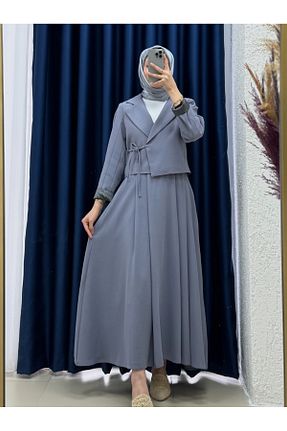 ست بالاتنه و پائین تنه حجاب رنگی زنانه اورسایز MİHRA STORE - کد 941002183