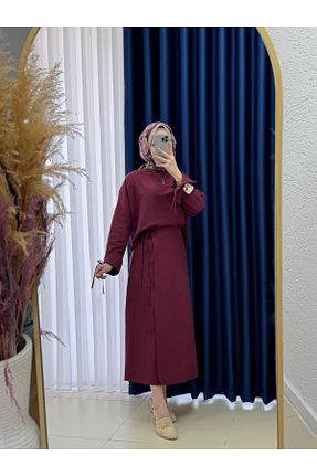 ست بالاتنه و پائین تنه حجاب رنگی زنانه اورسایز MİHRA STORE - کد 940996779