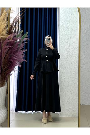 ست بالاتنه و پائین تنه حجاب رنگی زنانه رگولار MİHRA STORE - کد 941008009