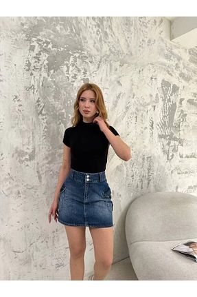 بلوز طوسی زنانه ساده AMO - کد 941017358