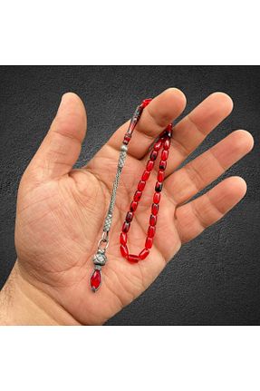 تسبیح قرمز کهربا Kt - کد 941092700