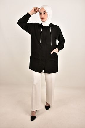 تونیک مشکی زنانه بافتنی moda caddesi - کد 941206110