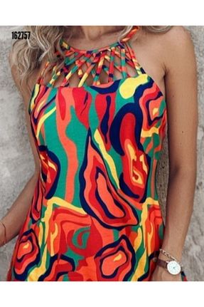 لباس رنگی زنانه بافتنی Modayakamoz - کد 941258032