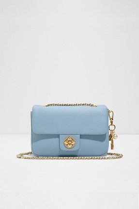 کیف پستچی آبی زنانه چرم مصنوعی Aldo - کد 941161277