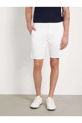 شلوارک و برمودا سفید مردانه Skinny Guess - کد 827065125